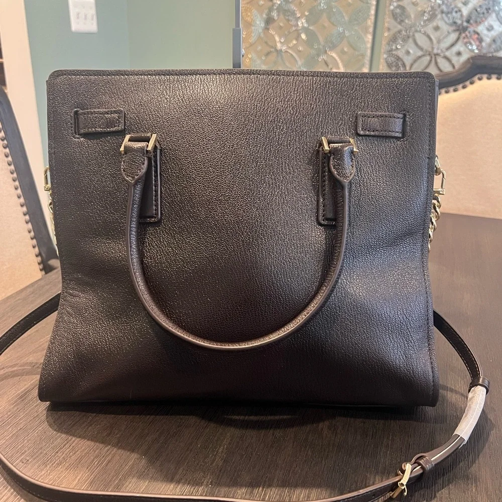 NWT Michael Kors Large Hamilton Leather Satchel
